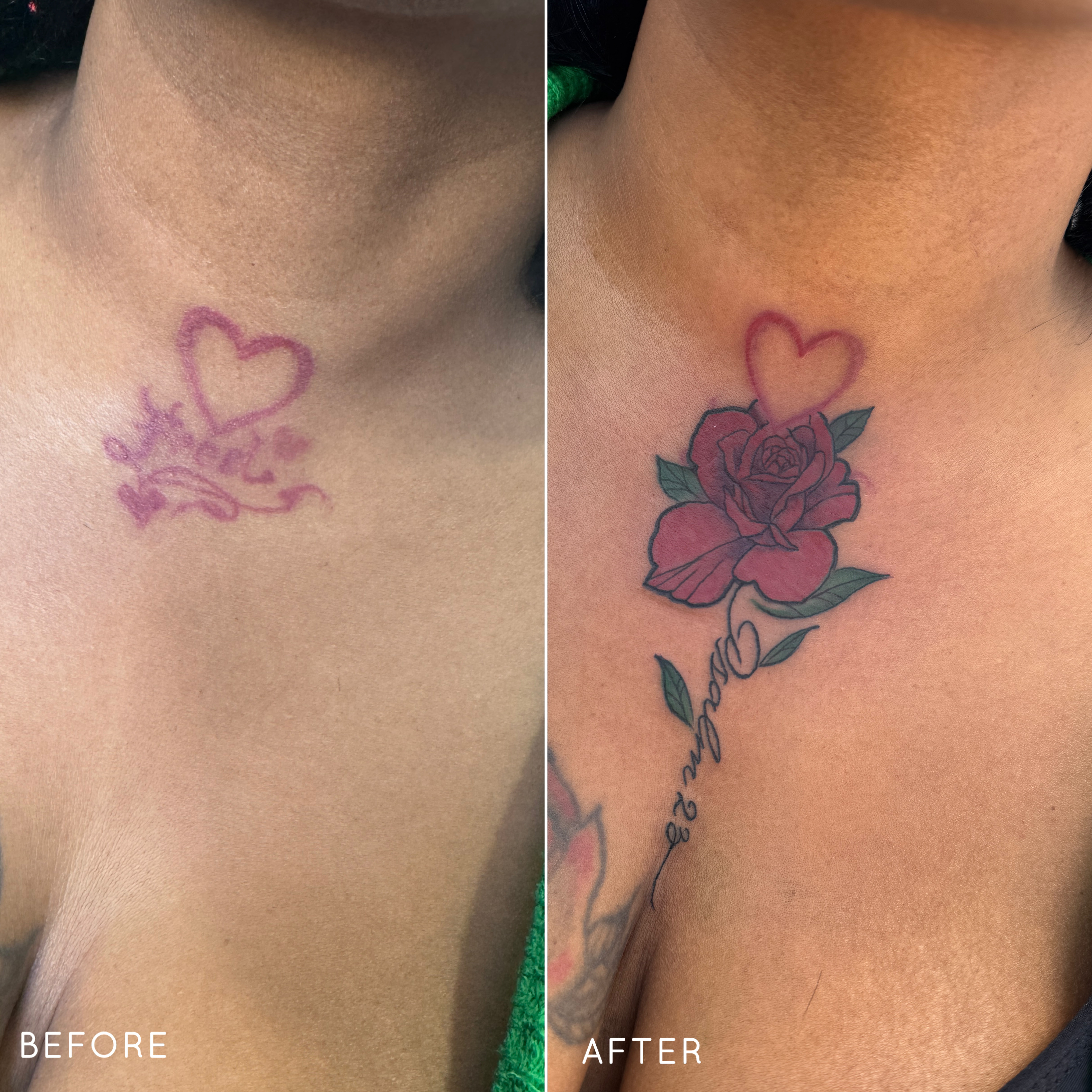 Custom tattoo work by Kosmic Inkk